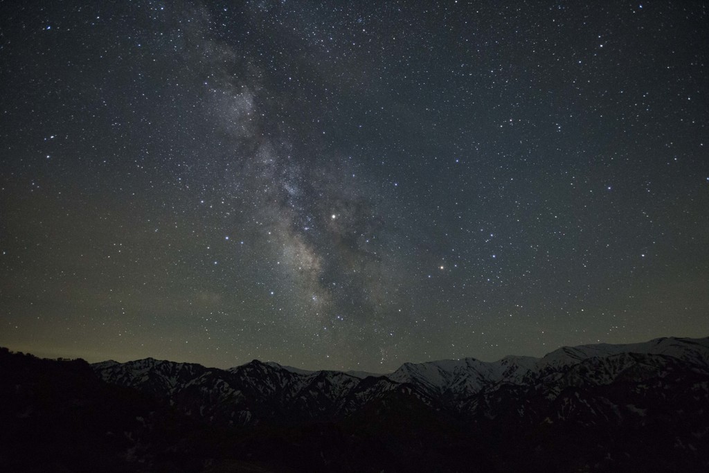 樽口峠の天の川