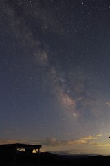 天蓋山から見た　天の川