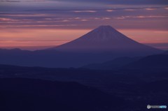 高ボッチ高原の富士