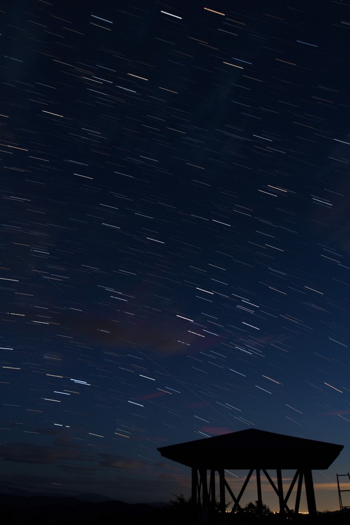 村上の天蓋山　４９枚合成