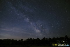 ハーバルパークからの天の川