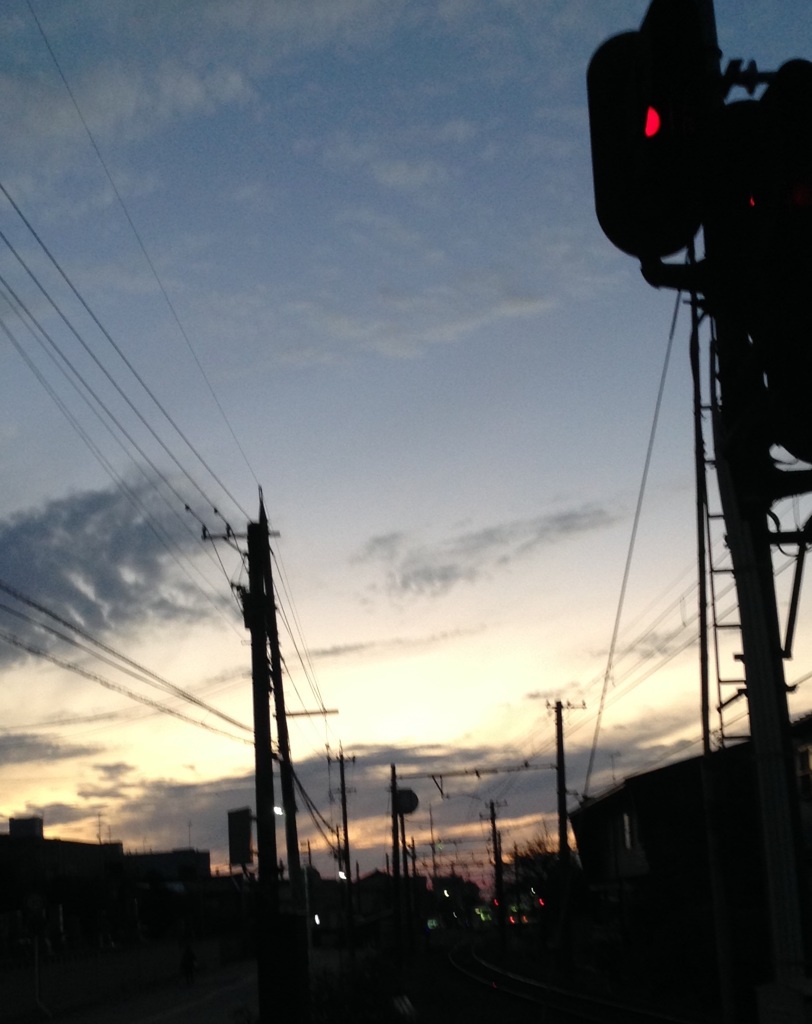 暮れ行くローカル線