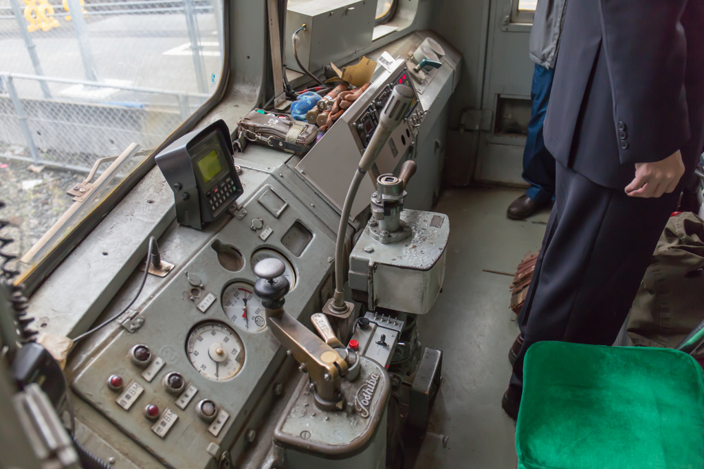 青ガエルの運転台