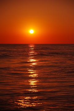 秋の夕焼け
