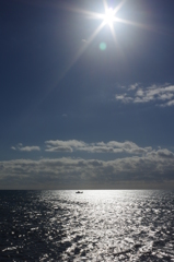 大海の一隻