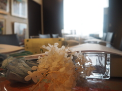 花のある部屋