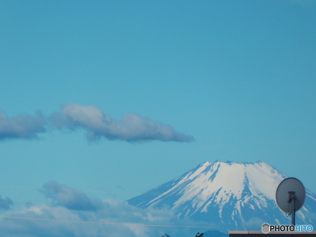 今朝の富士山