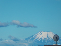 今朝の富士山