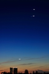 木星と金星と水星