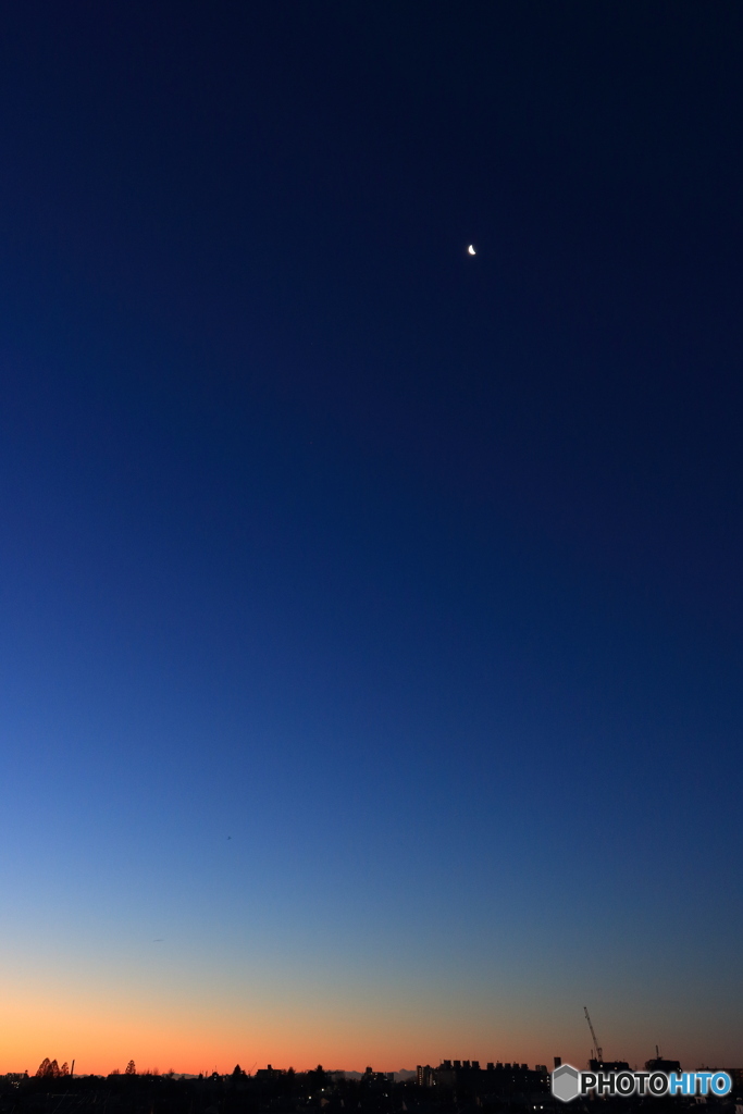 クリスマスイブの夜明け