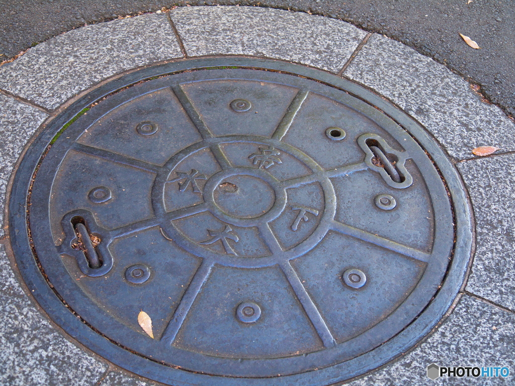 東大構内のマンホール