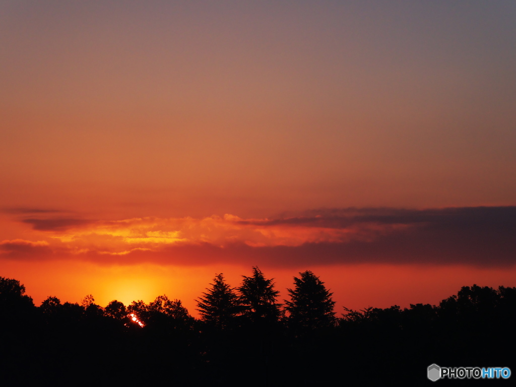 今朝の日の出（10月29日）