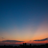 眉月と夜明け