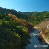 多摩川と奥多摩の山々