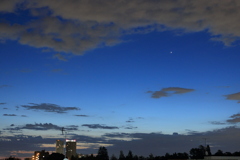 明けの明星と夜明け