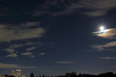 小望月の夜景