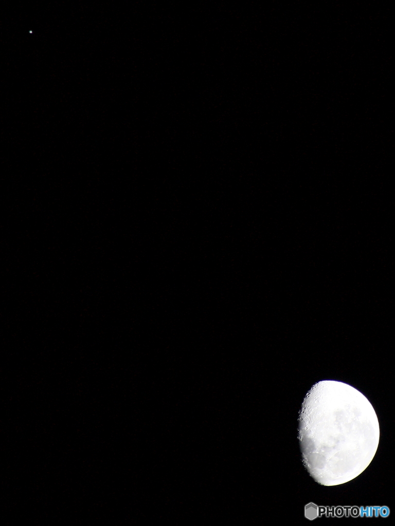月と木星（２月16日）