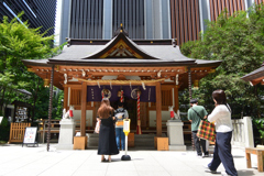 福徳神社参拝