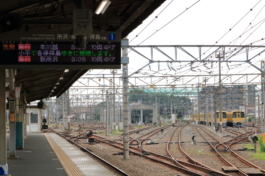 上石神井車両基地と新2000系電車