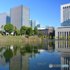初冬の日比谷濠