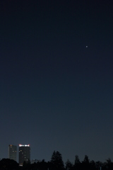 明けの明星と夜明け