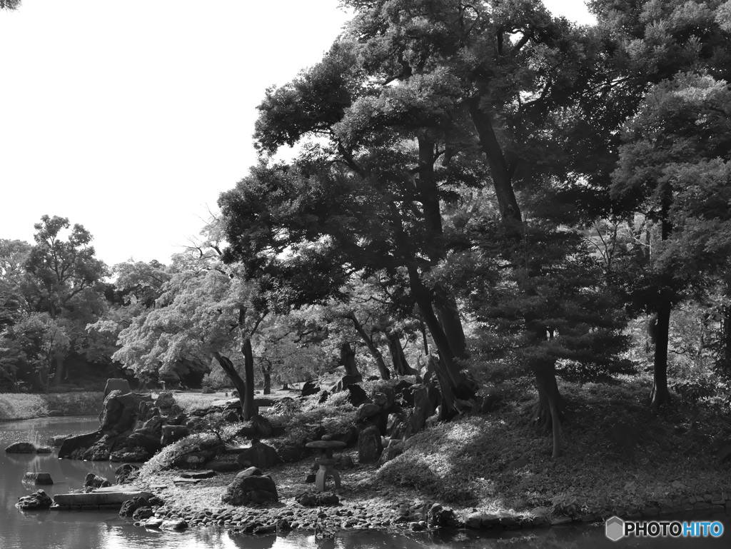 大泉水と蓬莱島