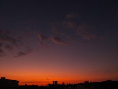 夜明けの空