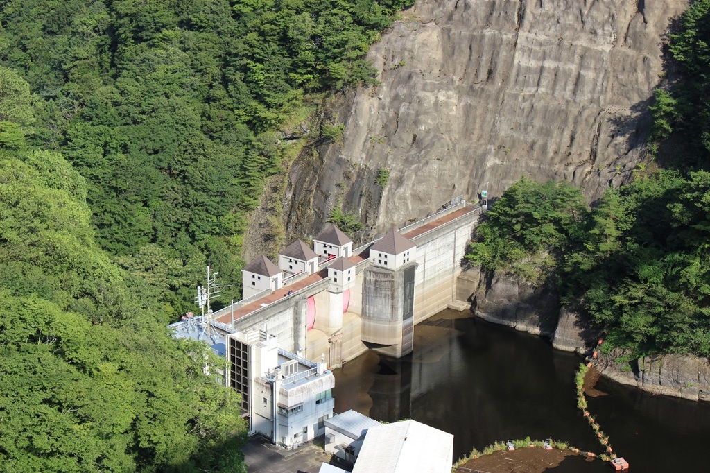 竜神大吊橋　橋上より