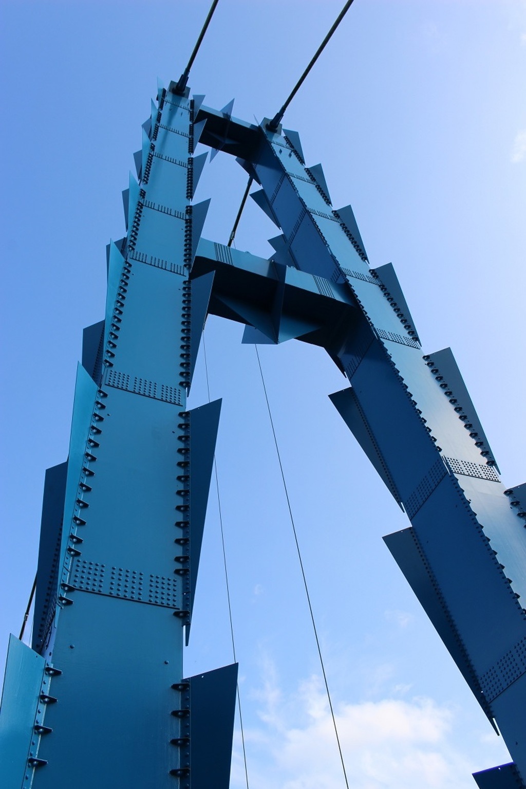 竜神大吊橋　橋柱1