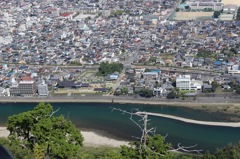 長良川と街並み