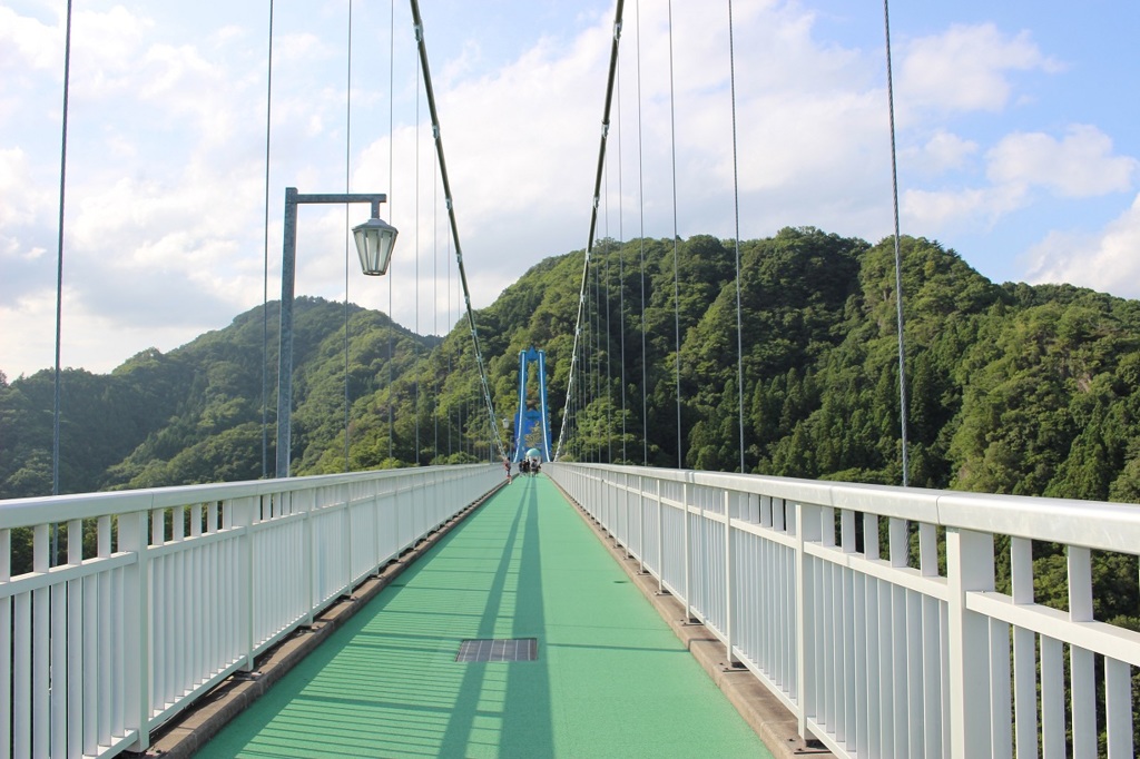 竜神大吊橋　橋上