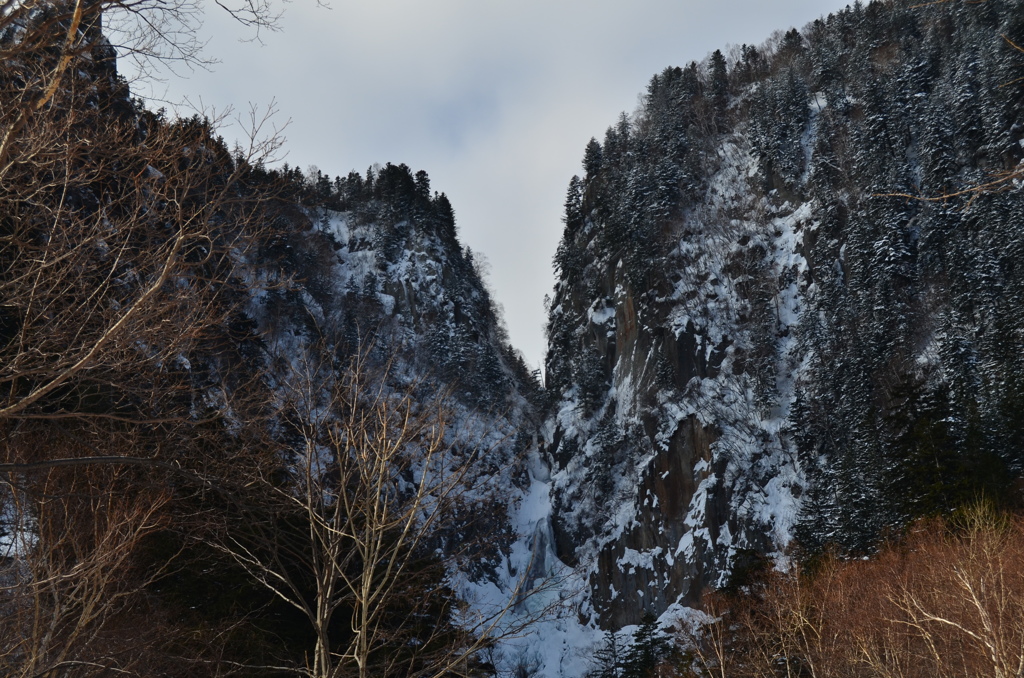 冬の層雲峡～流星の滝