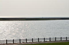 日本海と天塩川
