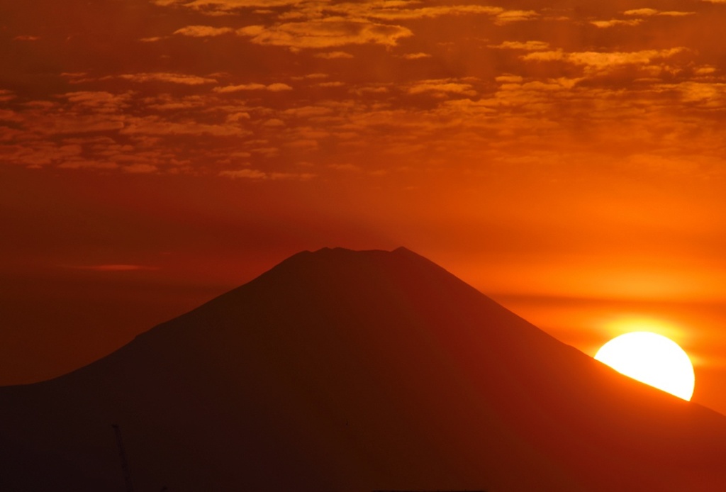 富士山 1日の終わりに