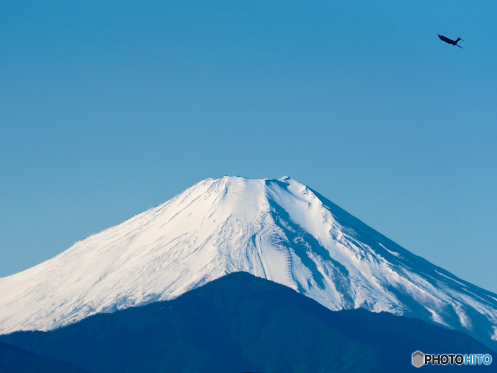 富士山　日本晴れ
