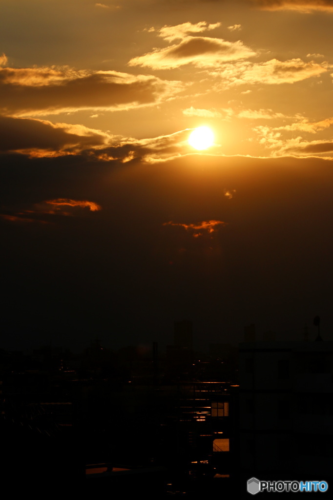 東京日和１２(夕日）