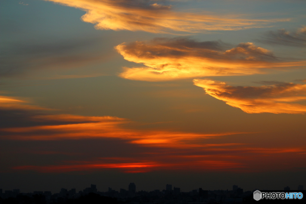 東京日和 14（朝焼け）