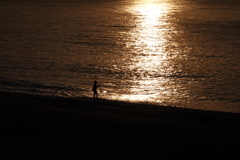 海釣りの朝