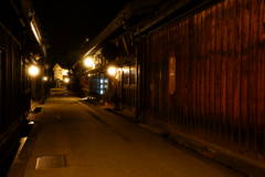 古い町並みの夜2