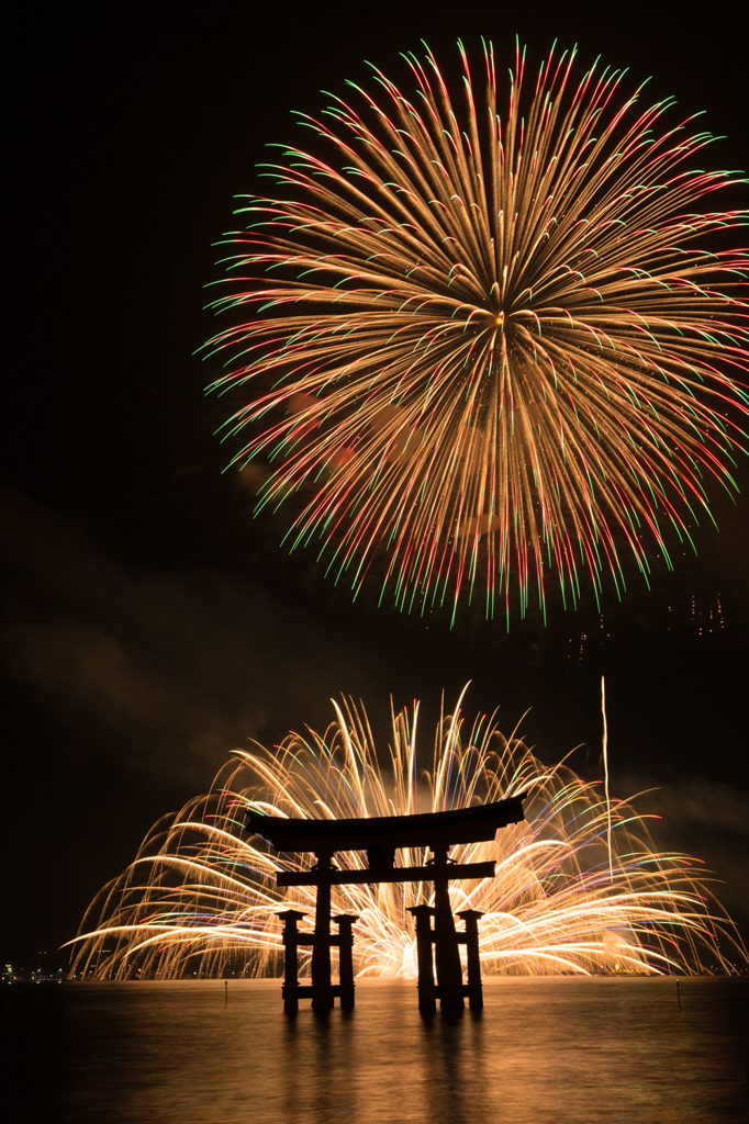 宮島水中花火大会6