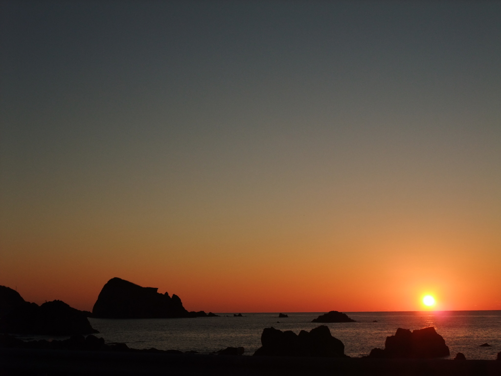 高千の夕日