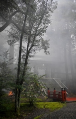 お宮掃除③