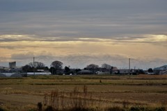 時々見える山々