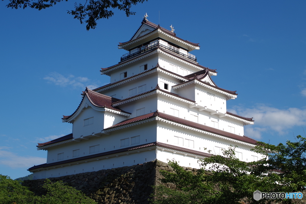 夏の鶴ヶ城