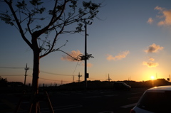 沖縄の夕日
