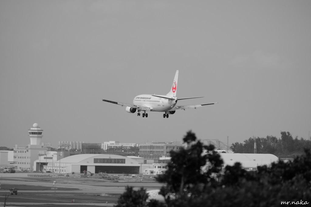 日航機