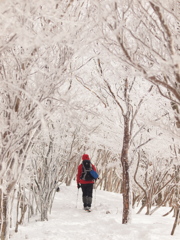 三峰山にて