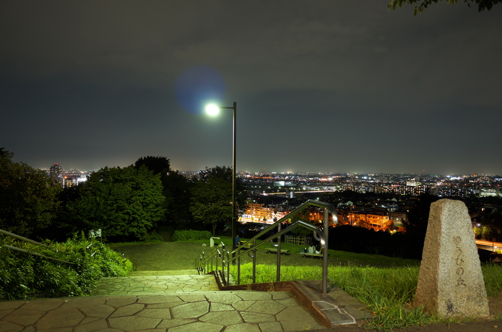 ゆうひの丘の夜景