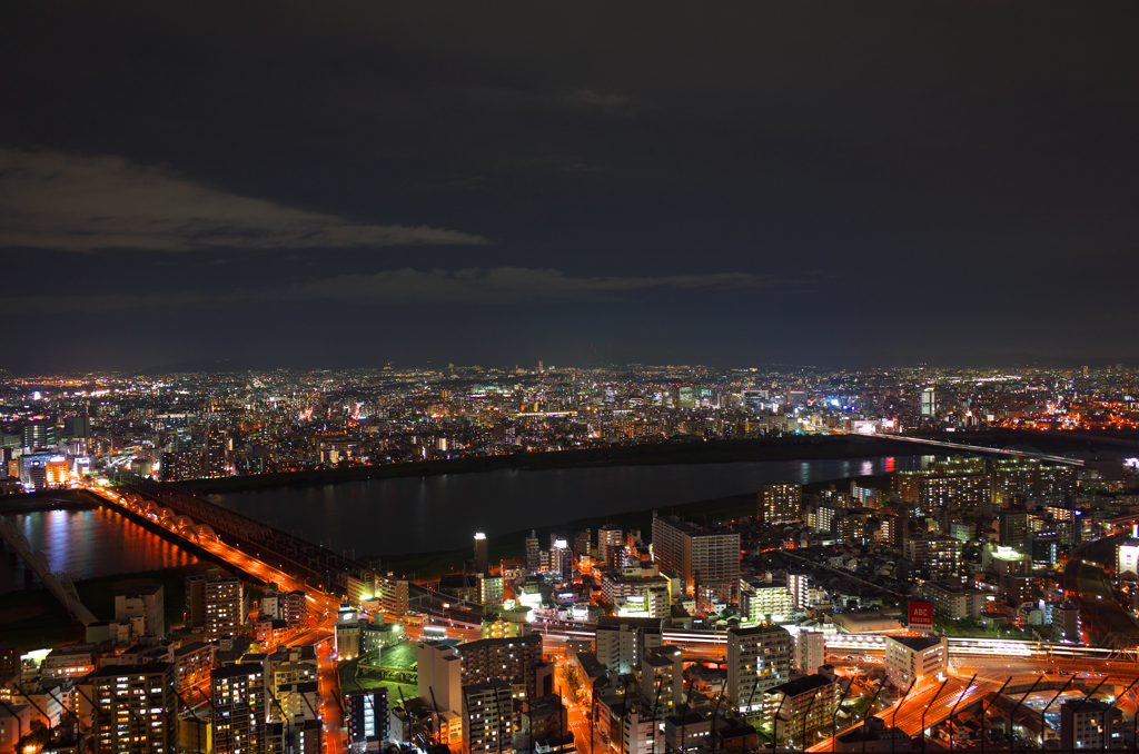 梅田の夜景