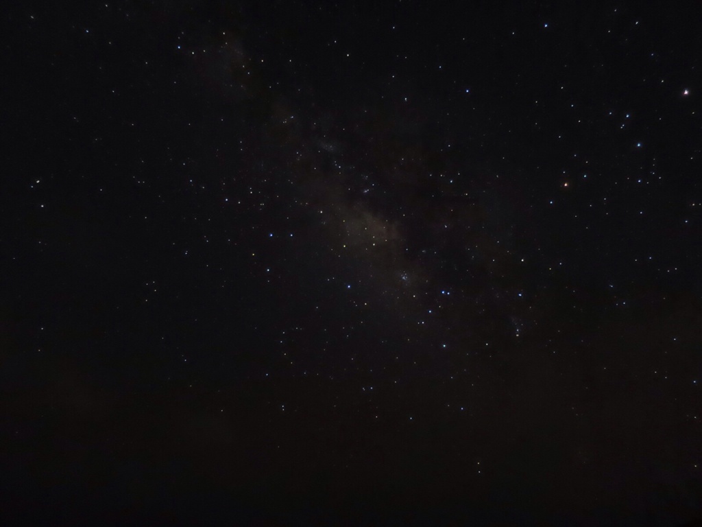 天の川にチャレンジ